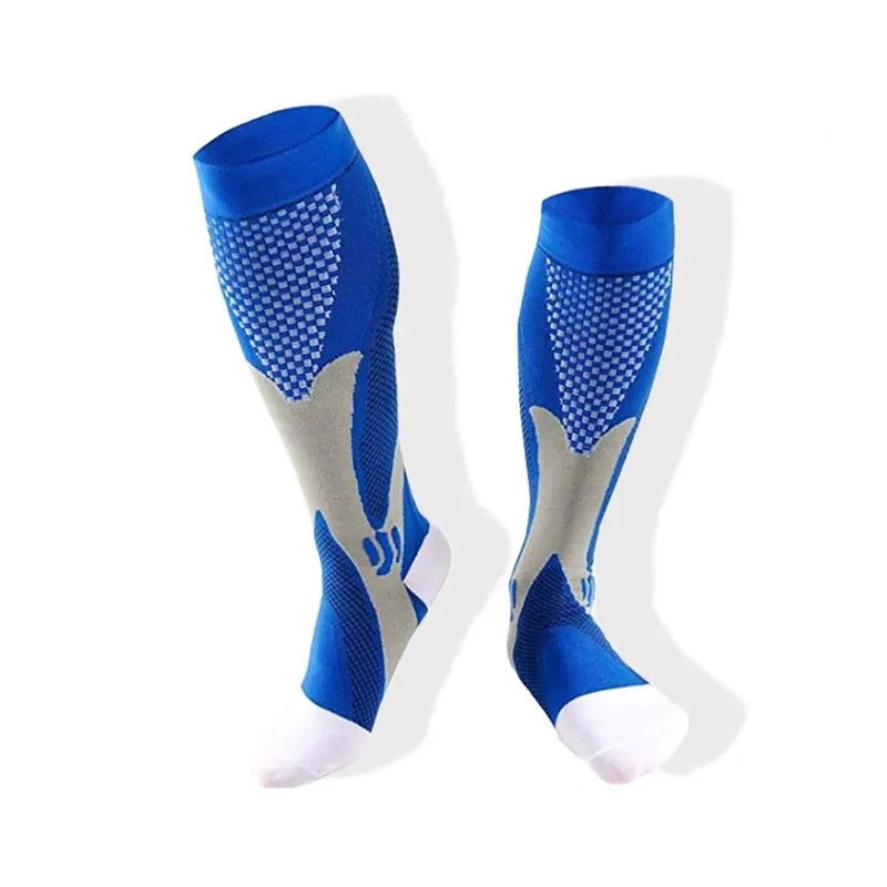 -40% Kompressionssocken Sport Sportbekleidung elitesportique Blau S-M Einzel