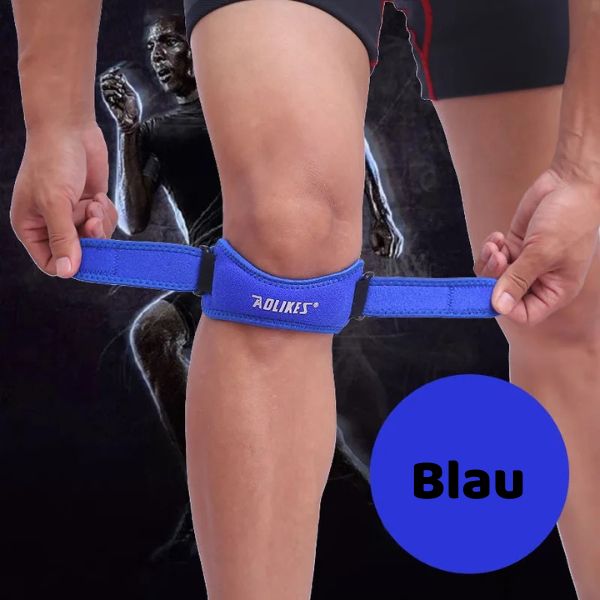 -20% Knie Bandage Stütze Knieschoner elitesportique Blau Einzel 