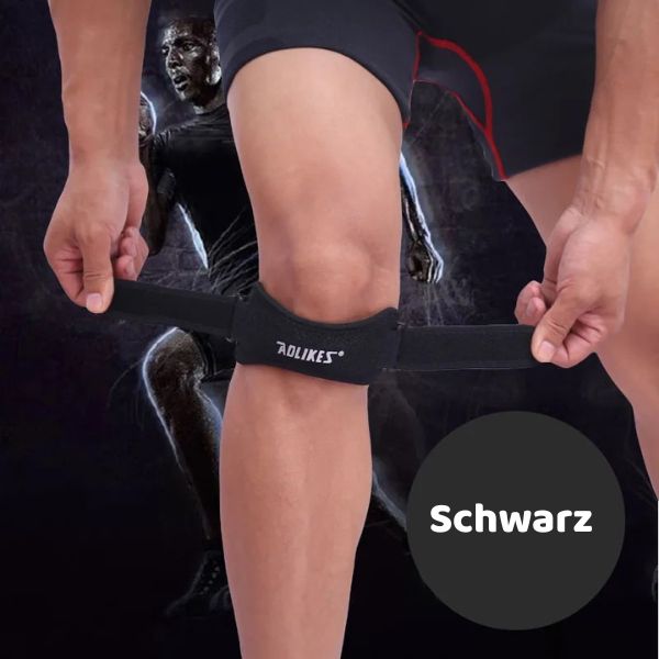 -20% Knie Bandage Stütze Knieschoner elitesportique Schwarz Einzel 